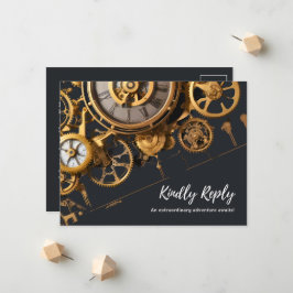 スチームパンク・エンターテイメント ヴィンテージ・クロックワーク ご参加のお返事 案内状