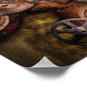 スチームパンク – ギア – 内部作業 ポスター (角)