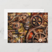 スチームパンク – ギア – 内部作業 ポストカード (正面/裏面)
