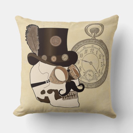 スチームパンク クッション (正面)