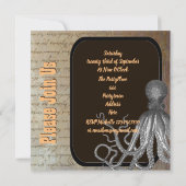 スチームパンク・クラーケンの花嫁お披露目パーティー 招待状 (裏面)