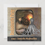 スチームパンク・クラーケンの花嫁お披露目パーティー 招待状 (正面)