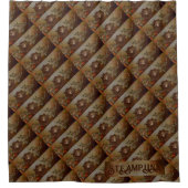 スチームパンク シャワーカーテン (正面)