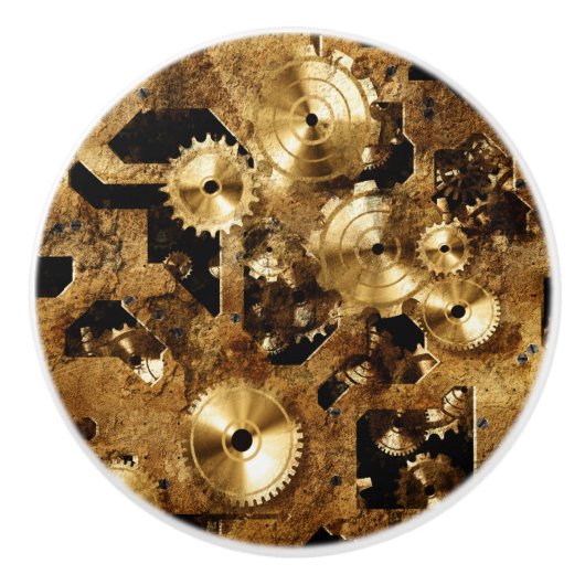 スチームパンク セラミックノブ (正面)