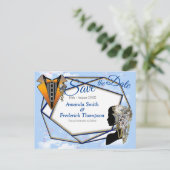 スチームパンク タイムレス ウェディング パーティー カード & ギフト (スタンド正面)