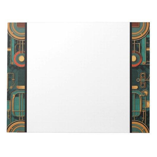 スチームパンク ノートパッド (正面)