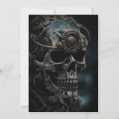 スチームパンク ハロウィンパーティーの招待状 招待状 (正面)