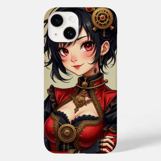 スチームパンク ハーレクイン Case-Mate iPhoneケース (裏面)