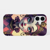 スチームパンク ハーレクイン iPhone 16ケース (裏面横)