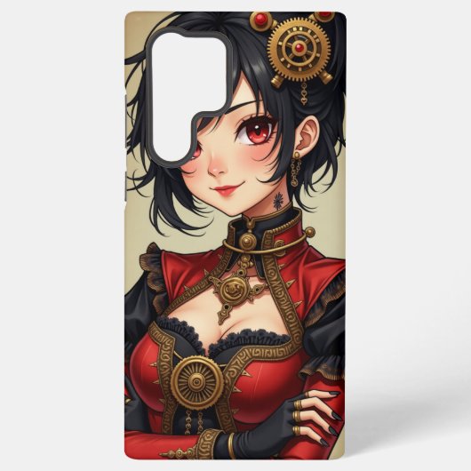 スチームパンク ハーレクイン SAMSUNG GALAXYケース (裏面)