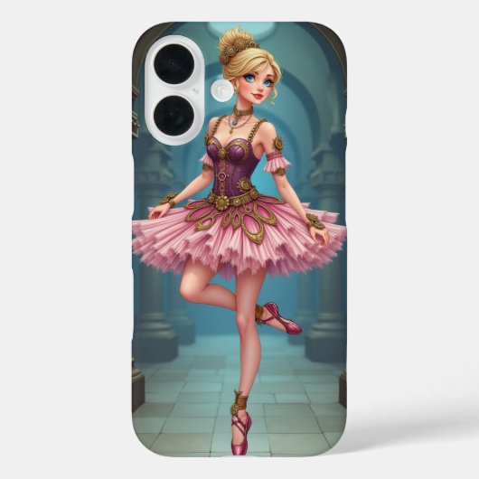 スチームパンク バレリーナ Case-Mate iPhoneケース (裏面)