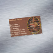 スチームパンク – パイプの夢 マグネット名刺 (インサイチュ)