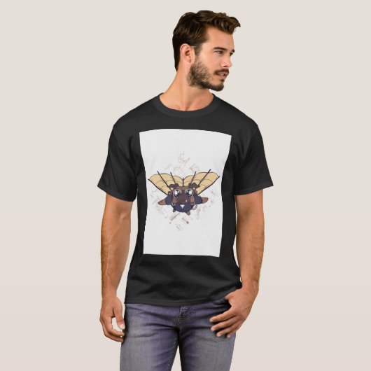 スチームパンク・パグのギフト Tシャツ (正面フル)