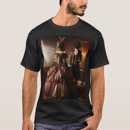 スチームパンク ビクトリアンファンタジーアート マスカレード Tシャツ