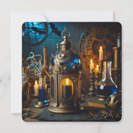 スチームパンク ビクトリアン ゴシック サイエンティストのラボ 不気味 招待状