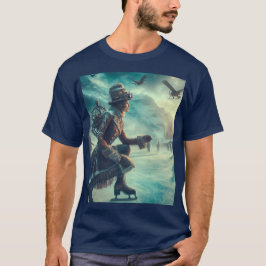 スチームパンク ビクトリアン ファンタジー 冬の使い魔 Tシャツ