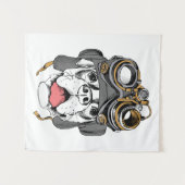 スチームパンク·ボクサー タペストリー (正面(横))