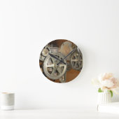 スチームパンク ラウンド壁時計 (ホーム)