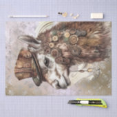 スチームパンク・ラマ 薄葉紙 (クラフト)