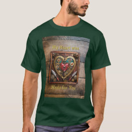 スチームパンク ルビーと短剣 戦士 バレンタイン Tシャツ
