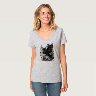 スチームパンク・レイヴン Tシャツ