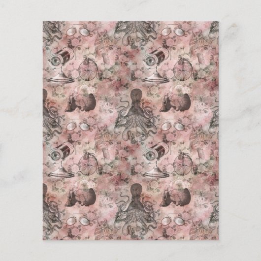 スチームパンク ロマンス スクラップブック ペーパー (正面)