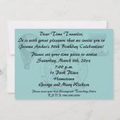 スチームパンク ヴィンテージ パーティ セレブレーション 招待状 (裏面)