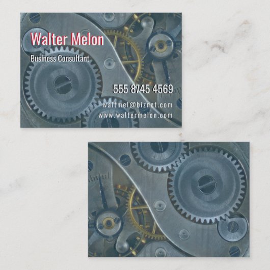 スチームパンク 名刺 (正面/裏面)