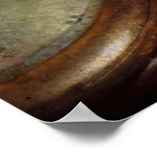 スチームパンク – 時計 – 時擦り切れた間 ポスター (角)