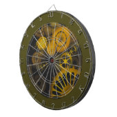 スチームパンク 歯車 ダーツボード (正面右)