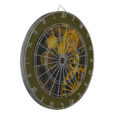 スチームパンク 歯車 ダーツボード (正面左)