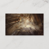 スチームパンク – 海軍 – 脱出ハッチ 名刺 (裏面)