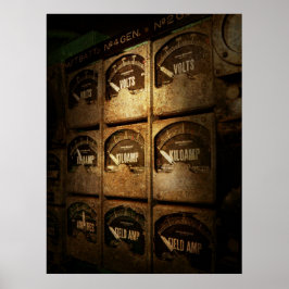 スチームパンク – 海軍 – 電気 – パワーグリッド ポスター