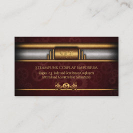 スチームパンク、真鍮オンマルロンギア、モノグラム 名刺
