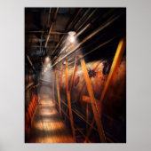 スチームパンク – 給排水衛生設備 – 廊下 ポスター (正面)