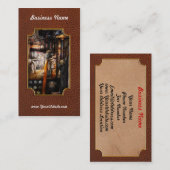 スチームパンク – 給排水衛生設備 – 配管 名刺 (正面/裏面)