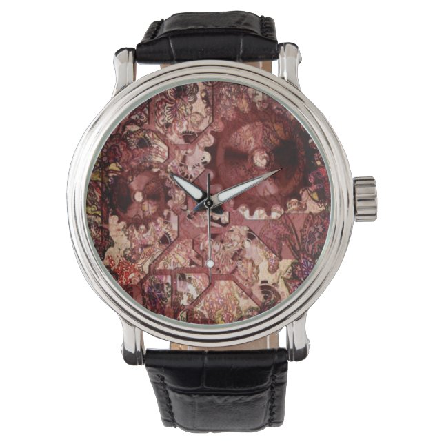 スチームパンク 腕時計 (正面)