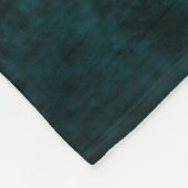 スチームパンク、銅オンティール（緑がかった色）コグホイール、モノグラム フリースブランケット (角)