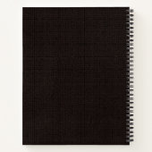 スチームパンク《鳥》ハヤブサスパイラルノート ノートブック (裏面)