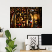 スチームパンク – Mechanica ポスター (ホームオフィス)