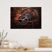 スチームパンク – No 10 ポスター (キッチン)