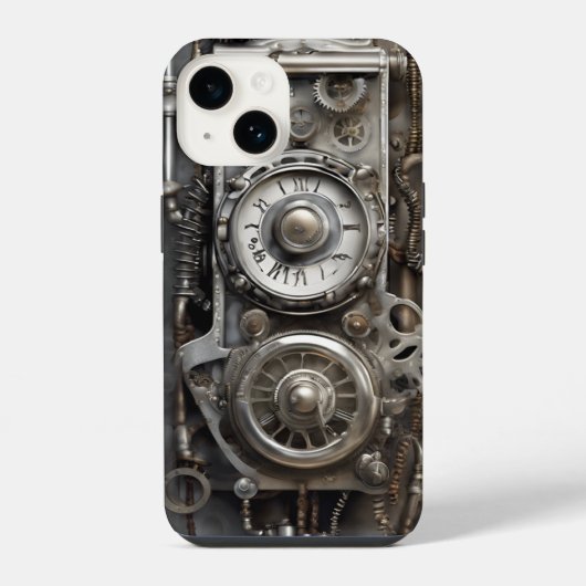 スチームパンクiPhoneケース iPhoneケース (裏面)