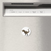 スチームパンクTレックスメカ - 真鍮の恐竜獣 マグネット (インサイチュ (食洗機))