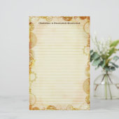 スチームパ結婚ンクの，文房具 便箋 (スタンド正面)