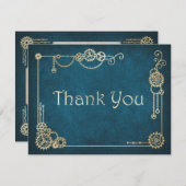 スチームパ結婚ンク サンキューカード (正面/裏面)