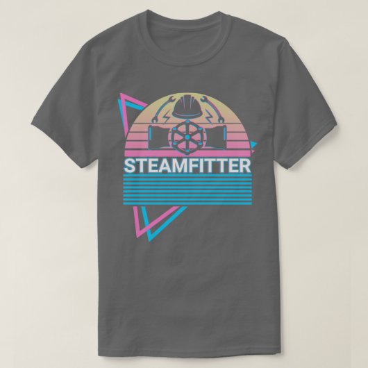 スチームフィッタースチームフィッターレトロ Tシャツ (デザイン正面)