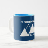 スチームボートのコロラド・マウンタ春にいたい ツートーンマグカップ (正面左)