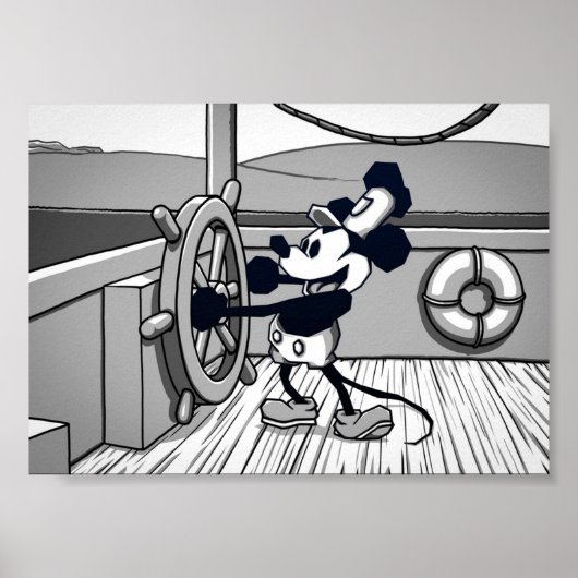 スチームボートミキングでのミキングマウス ポスター (正面)