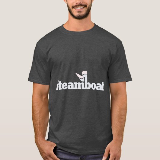 スチームボートリゾートのホワイトアウト Tシャツ (正面)
