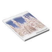 スチームボート春霜の降りたツリーのメモ帳 ノートパッド (アングル)